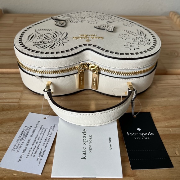 ♠️Kate Spade Love Shack Perforated Heart Crossbody - Picture 6 of 14